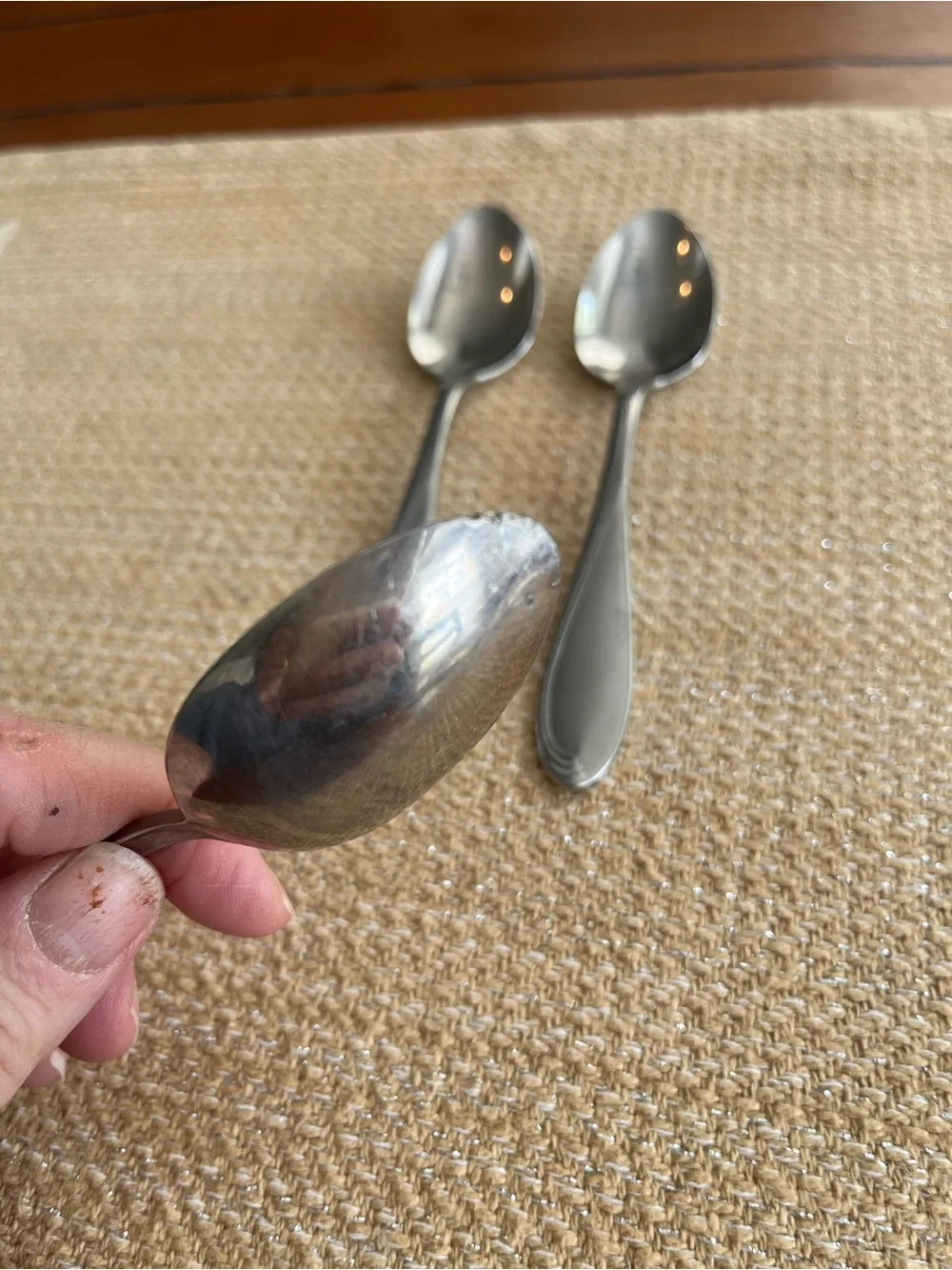 Oneida CAMBER CRESTA Windswept Scroll Stainless Flatware - Teaspoons (3)